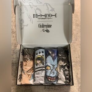 Civil Regime x Death Note 199x  Oversized T-Shirts Box Set Adult Size LARGE